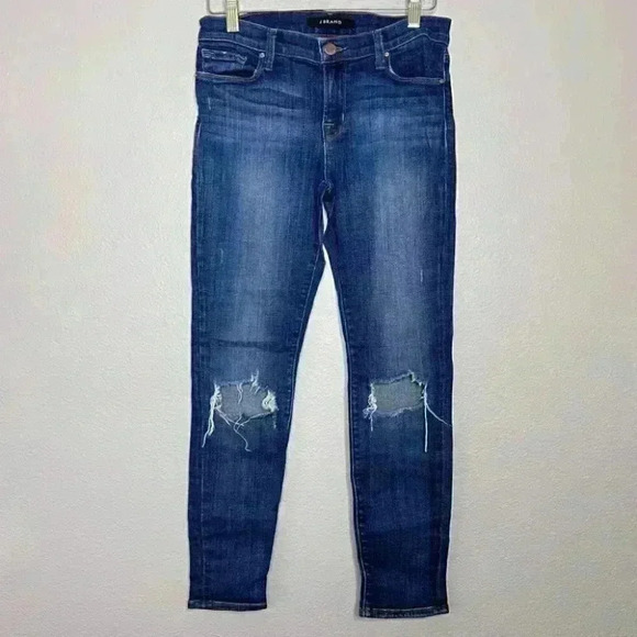 J Brand 835 Mid Rise Capri Jeans Size 27 Misfit - Picture 1 of 5